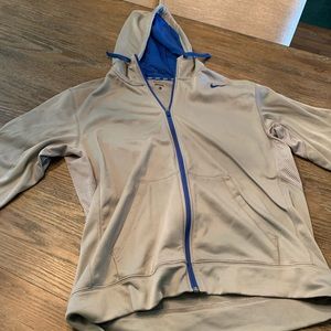 Nike zip up hoodie lg